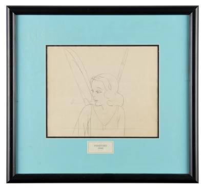 Lot #1438 Blue Fairy production drawing from Pinocchio - Image 2