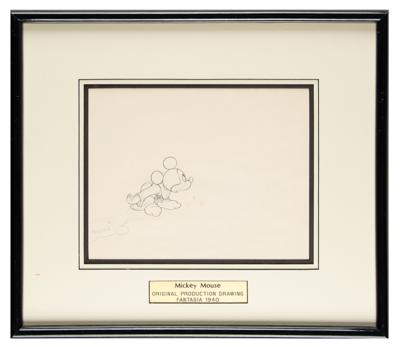 Lot #1354 Mickey Mouse production drawing from Fantasia - Image 2