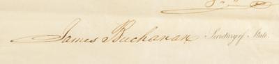 Lot #1005 James K. Polk and James Buchanan Document Signed - Image 2
