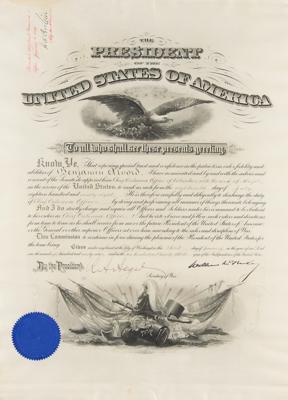 Lot #1049 William McKinley Document Signed as President