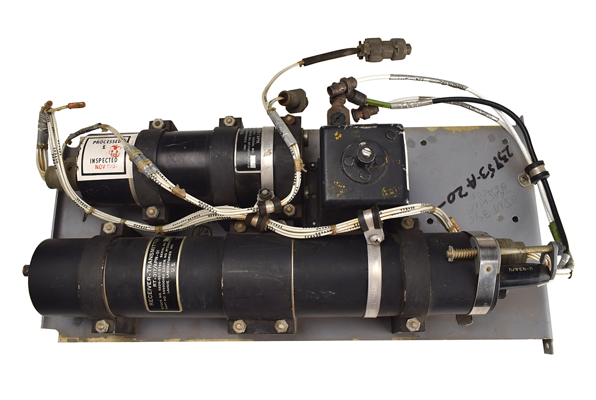 Lot #176 BQM-34 Drone Radio Receiver-Transmitter Tracking Beacon and Autonetic Verdan Disc Memory