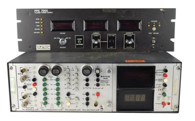 Lot #129 Bafco Frequency Response Analyzer from Rockwell Downey and Plasma Power Supply Panel