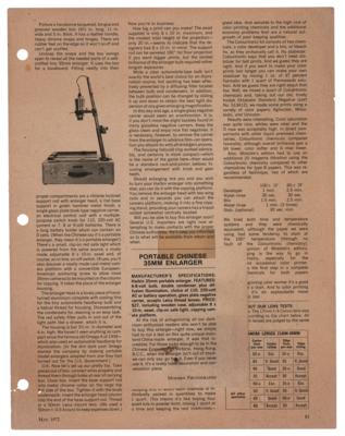 Lot #172 Portable Chinese Photographic Enlarger - Image 6