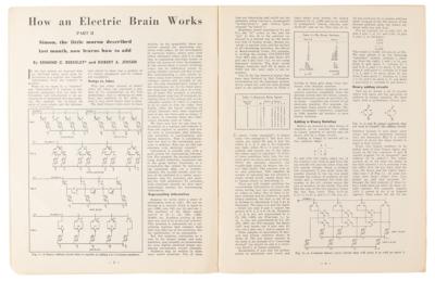 Lot #289 Constructing Electronic Brains by Edmund Berkeley and Robert Jensen - Image 4