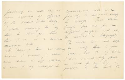 Lot #273 Nikola Tesla Autograph Letter Signed - Image 2