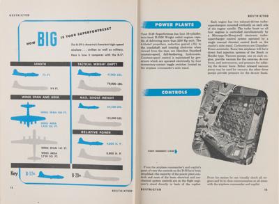 Lot #140 Boeing B-29 Superfortress Airplane Commander Training Manual - Image 3