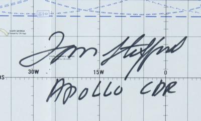 Lot #85 Tom Stafford Signed ASTP Mission Chart - Image 2