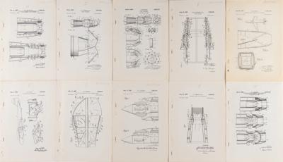 Lot #137 Aircraft Jet Propulsion Patents Lot of (10)