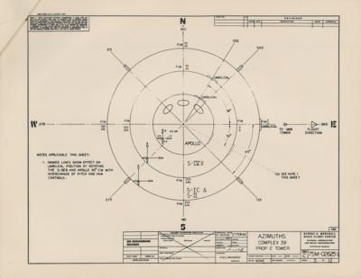 Lot #61 George C. Marshall Space Flight Center: Azimuths Documents - Image 2
