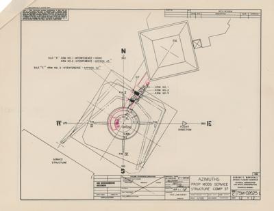 Lot #61 George C. Marshall Space Flight Center: Azimuths Documents - Image 3