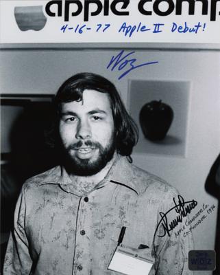 Lot #308 Steve Wozniak and Ron Wayne Signed Photograph