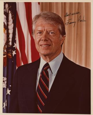 Lot #43 Jimmy Carter Signed Photograph - From the Collection of Dr. Otto Berg