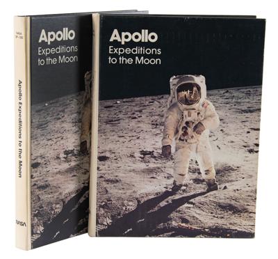 Lot #40 Apollo Expeditions to the Moon (2) Books - From the Collection of Dr. Otto Berg