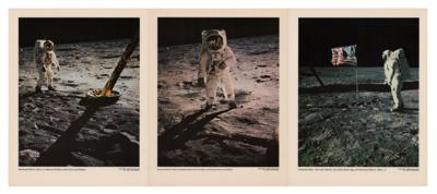 Lot #28 Apollo 11 Oversized Lithographs (3) - From the Collection of Dr. Otto Berg