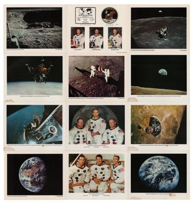 Lot #29 Apollo Program Oversized Lithographs (24) - From the Collection of Dr. Otto Berg