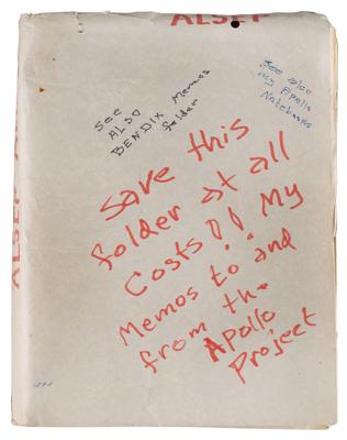 Lot #37 Otto Berg's Apollo Project Correspondence - Image 3