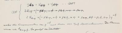 Lot #263 Albert Einstein Handwritten Scientific Manuscript - Image 2