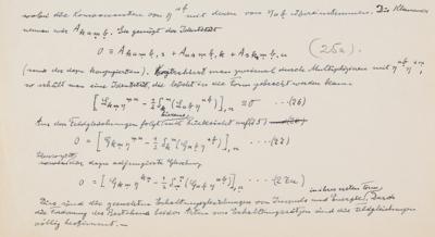 Lot #263 Albert Einstein Handwritten Scientific Manuscript - Image 3