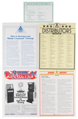 Lot #311 Atari 1980 Missile Command and Arcade Games Advertising Packet from the collection of David Sherman - Image 7