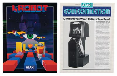 Lot #314 Atari 'I, Robot' Original Advertising Material from the collection of David Sherman