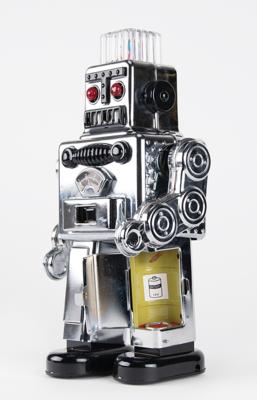Lot #194 Chrome Smoking Robot by Schylling from the collection of Andres Serrano - Image 3