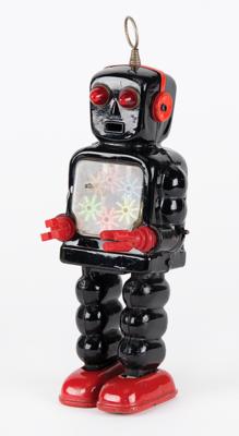 Lot #203 Vintage High-Wheel Robot by Yoshiya KO from the collection of Andres Serrano
