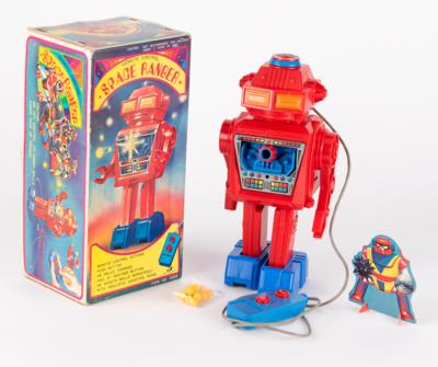 Lot #257 Vintage Space Ranger Robot by Junior Toys from the collection of Andres Serrano - Image 1