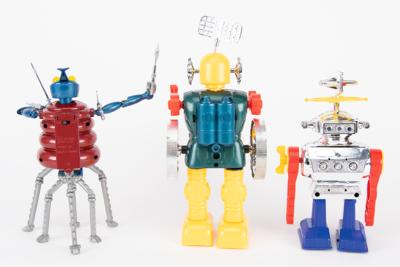 Lot #247 Vintage Lot of (3) Battery-Operated and Wind-up Robots from the collection of Andres Serrano - Image 3
