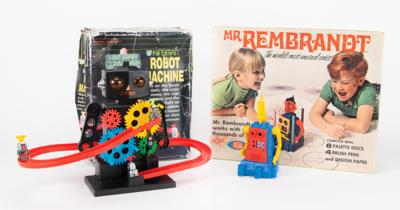 Lot #242 Vintage Lot of (2) Battery-Operated Robots from the collection of Andres Serrano - Image 1