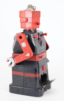 Lot #231 Vintage Electric Robot and Son by Marx from the collection of Andres Serrano - Image 3