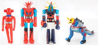 Lot #246 Vintage Lot of (20) Robot Toys by Bandai, Shogun Warriors, Bullmark, and More from the collection of Andres Serrano - Image 2