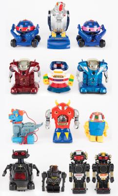 Lot #240 Vintage Lot of (13) Toy Robots from the collection of Andres Serrano - Image 1