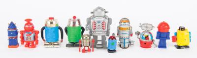 Lot #239 Vintage Lot of (11) Wind-up Robots from the collection of Andres Serrano - Image 2