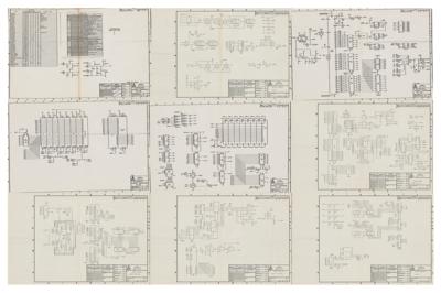 Lot #318 Atari: Space Station / Liberator Prototype Schematics (circa 1981) from the collection of David Sherman - Image 2
