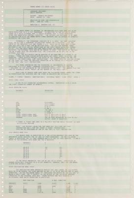 Lot #315 Atari 'I, Robot' Project Document Archive from the collection of David Sherman - Image 11