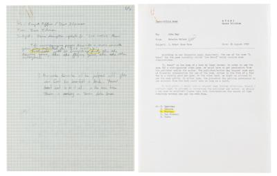 Lot #315 Atari 'I, Robot' Project Document Archive from the collection of David Sherman - Image 6