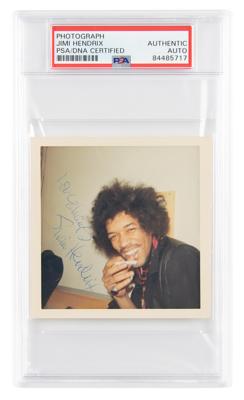 Lot #6479 Jimi Hendrix Signed Photograph