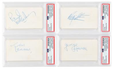 Lot #6473 Beatles Set of (4) Signatures
