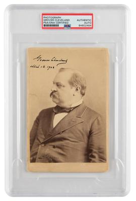 Lot #6038 Grover Cleveland Signed Photograph