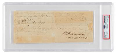 Lot #6015 William Henry Harrison Document Signed