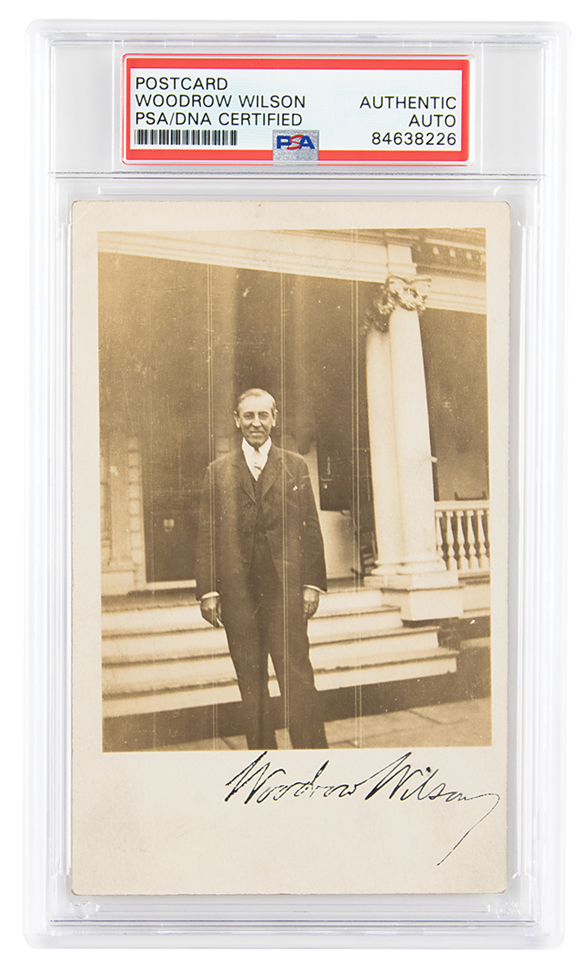 Lot #6095 Woodrow Wilson Signed Photograph
