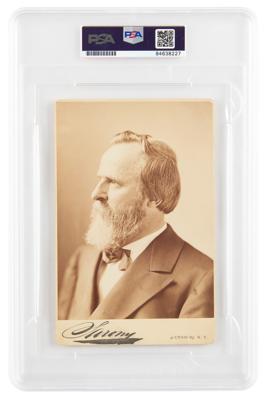 Lot #6032 Rutherford B. Hayes Signed Photograph - Image 2