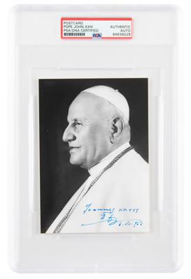 Lot #6122 Pope John XXIII Signed Photograph