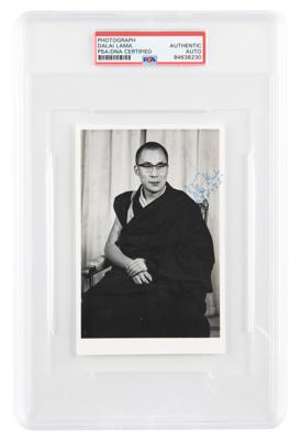 Lot #6179 Dalai Lama Signed Photograph