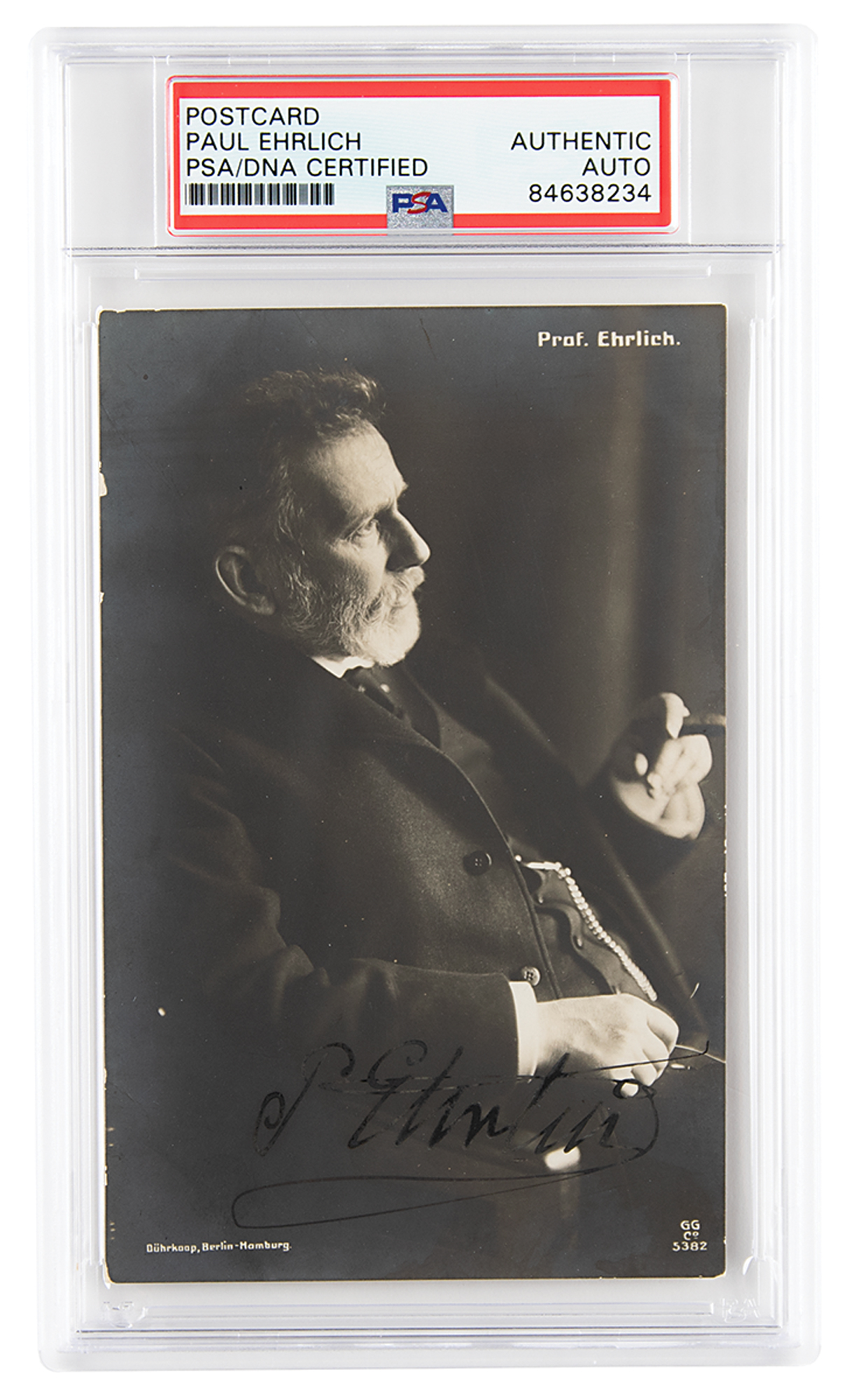 Lot #6113 Paul Ehrlich Signed Photograph