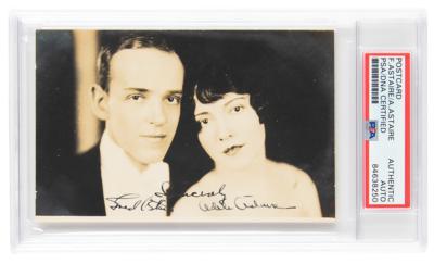 Lot #6562 Fred and Adele Astaire Signed Photograph