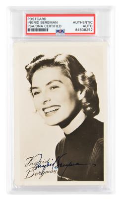 Lot #6565 Ingrid Bergman Signed Photograph