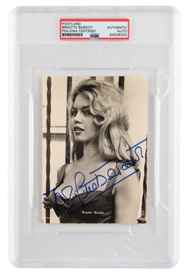 Lot #6564 Brigitte Bardot Signed Photograph - Image 1