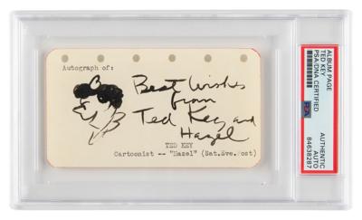 Lot #6430 Ted Key Signed Sketch