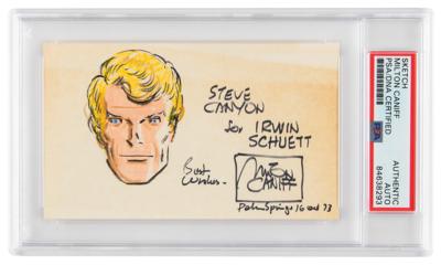 Lot #6422 Milton Caniff Signed Sketch